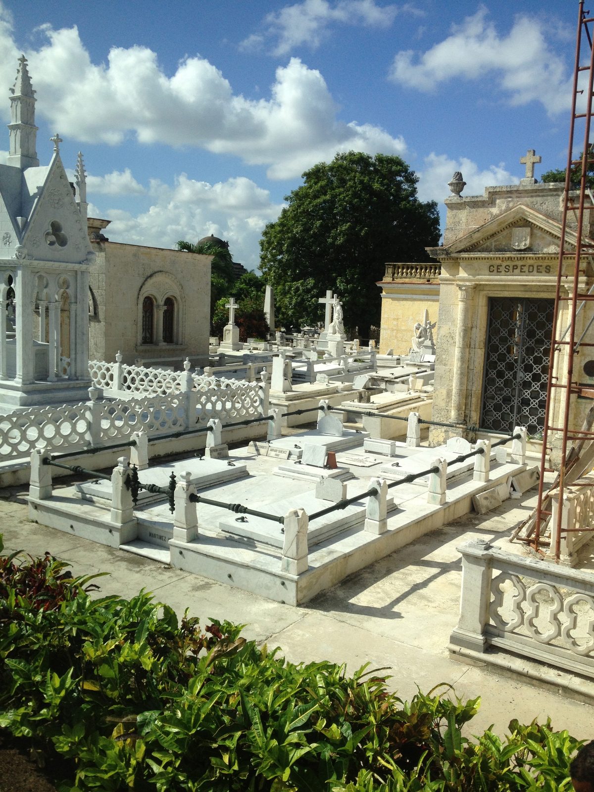 Second stop in Havana:  Cemeteria de Colon or Christopher Columbus Cemetery - though he is not...